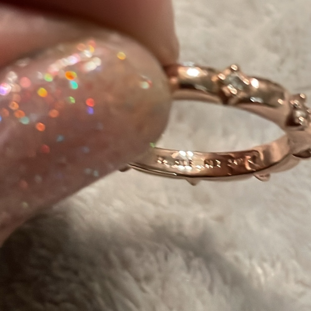 Rose Gold Stackable Ring From Pandora - image 3